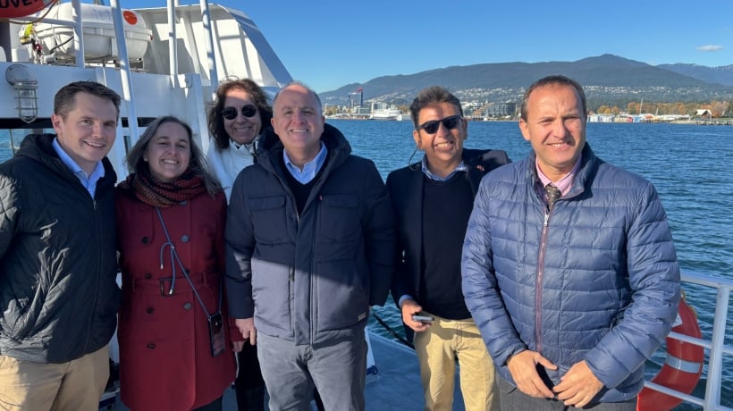 Puerto San Antonio visitó Puerto de Vancouver para aprender sobre experiencias sostenibles y tecnológicas