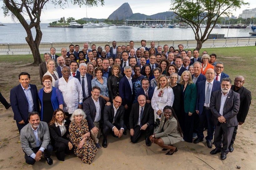 Gobernador Regional de Los Ríos expuso en la Cumbre Global de Estados y Regiones en el marco de la COP30