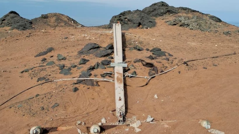Robo de cables y derribo de 19 postes corta el suministro eléctrico en caletas al sur de Iquique