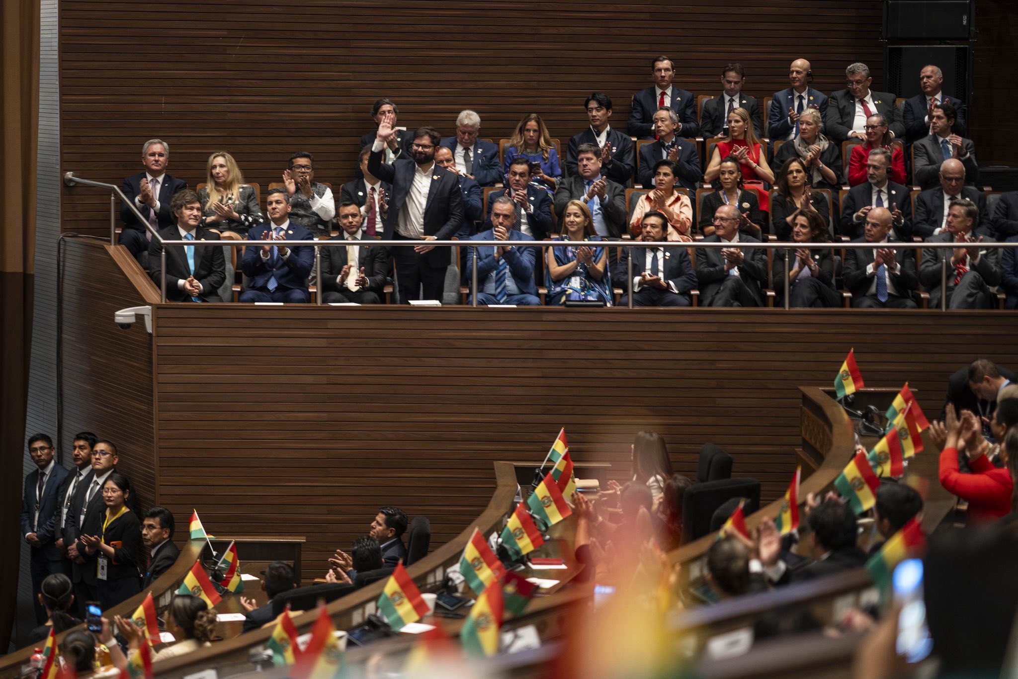 Boric tras investidura de Paz en Bolivia: &quot;Espero que las relaciones entre nuestros países se sigan fortaleciendo&quot;