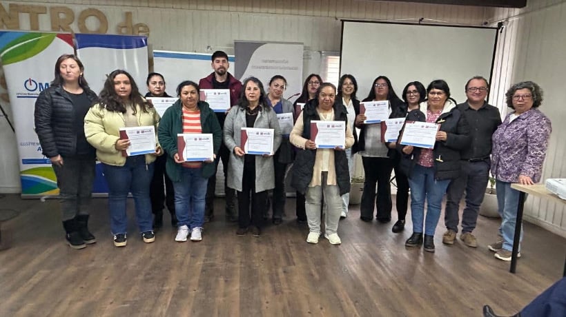 Ancud celebró la certificación en competencias laborales de 20 manipuladores de alimentos
