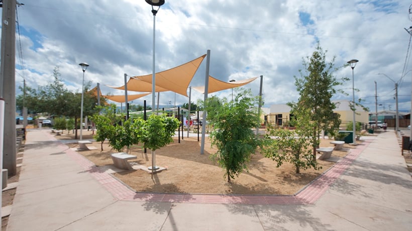 Minvu inauguró la recuperación de dos plazas en Calle Larga