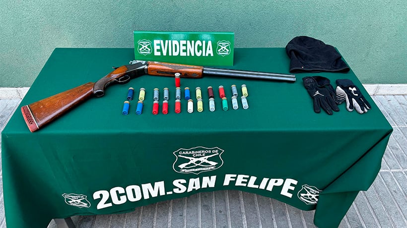 Detuvieron a hombre conocido por disparar habitualmente en la vía pública en San Felipe