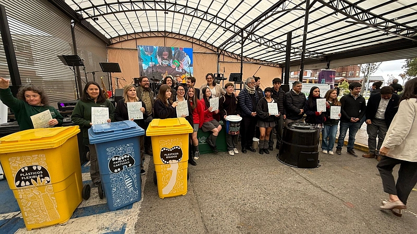 Puerto Varas amplía su red de Puntos Verdes Escolares: sumó a diez nuevos establecimientos