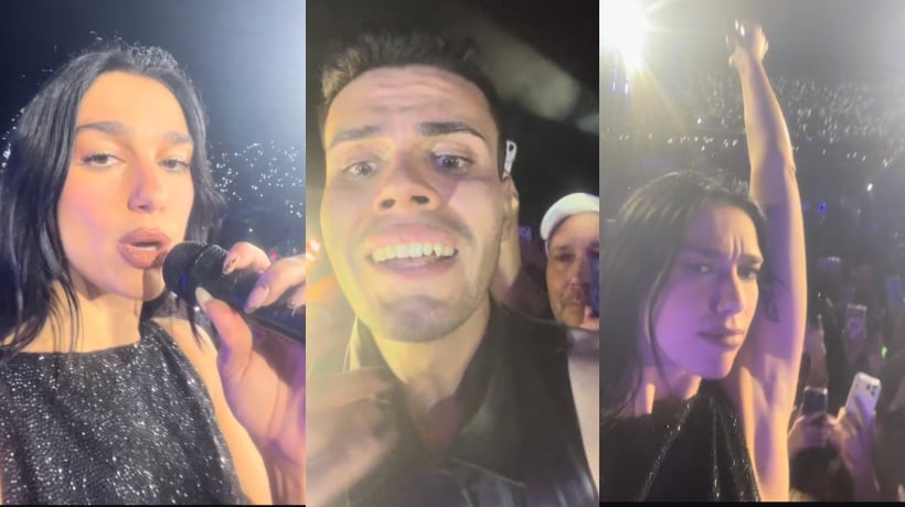 “He was the one”: calerano fue elegido por Dua Lipa en pleno concierto en Chile