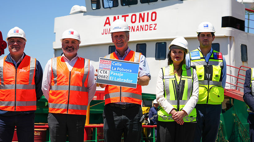 [FOTOS] MTT presenta primer transporte público subsidiado terrestre que operará en Robinson Crusoe