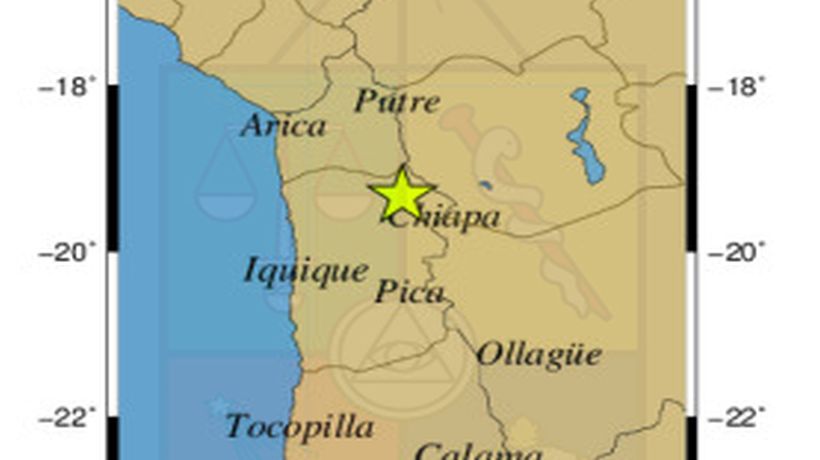 Dos sismos se registraron en las últimas horas en la Región de Tarapacá