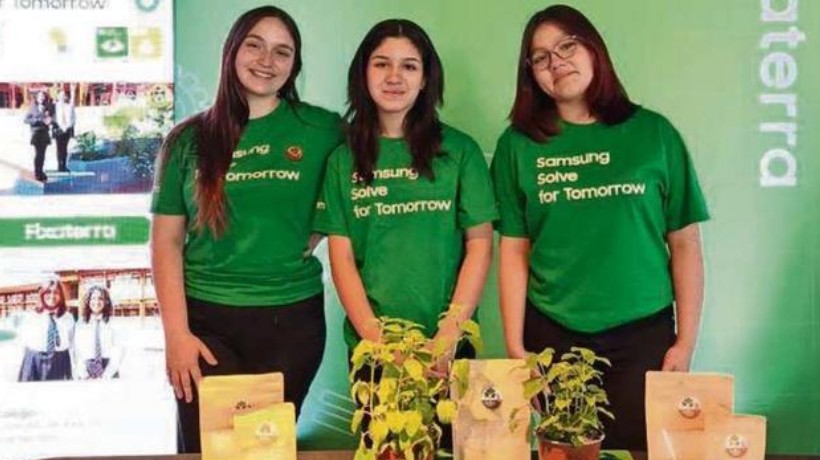 Alumnas de Liceo Polivalente de San Nicolás ganaron importante concurso