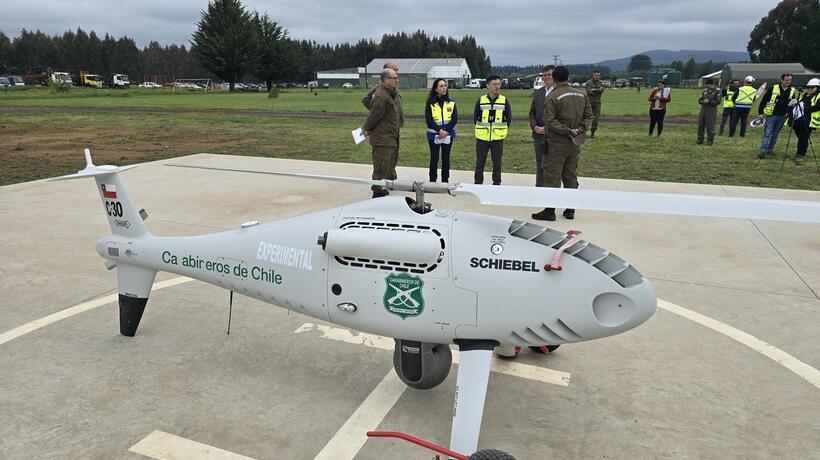 Avanzan trabajos de proyecto de conservación de punto de posadas para Helicópteros de Emergencia en Ercilla