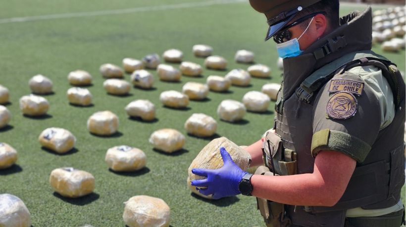 Cae peligrosa organización en Calama con 371 kilos de marihuana, armas y municiones