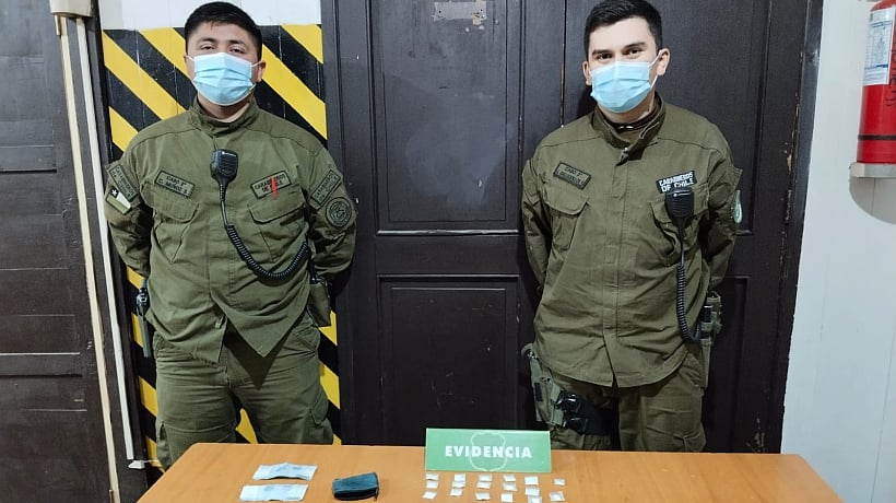 Indagan por microtráfico a detenido tras persecución policial en Chonchi