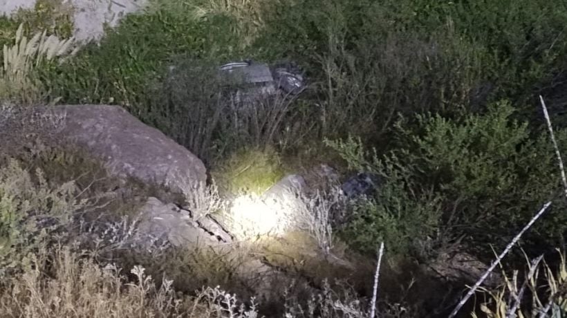 Conductor murió tras desbarrancarse  en el sector de Chiapa en Huara