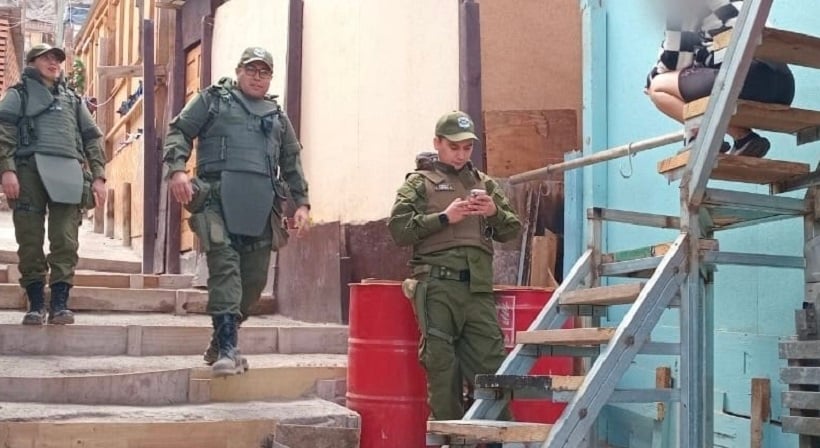 Carabineros realizó 439 entrevistas y encuestó 128 viviendas en campamentos de Antofagasta