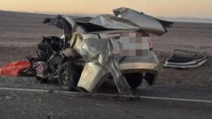 Un muerto en accidente cerca de Sierra Gorda: bus colisionó con vehículo en la ruta