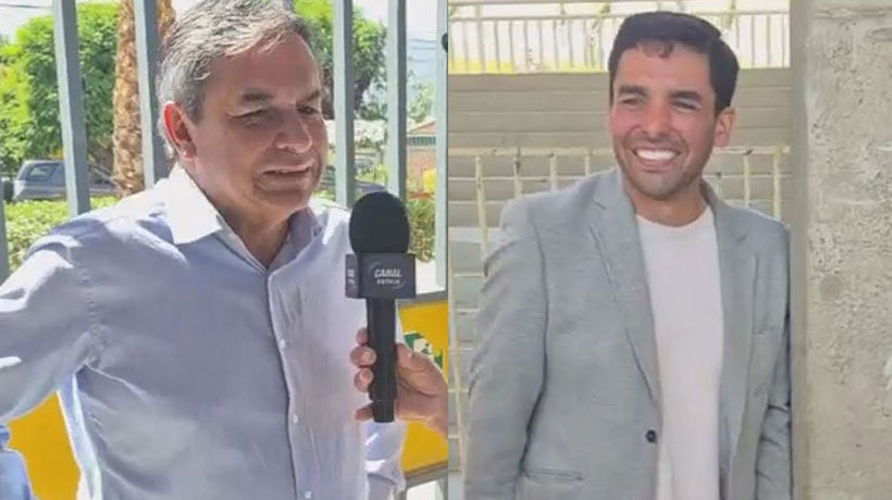 Alcalde de Quillota llegó a votar con su hijo Cristian Mella y su nieta: “El rol familia nunca se deja”