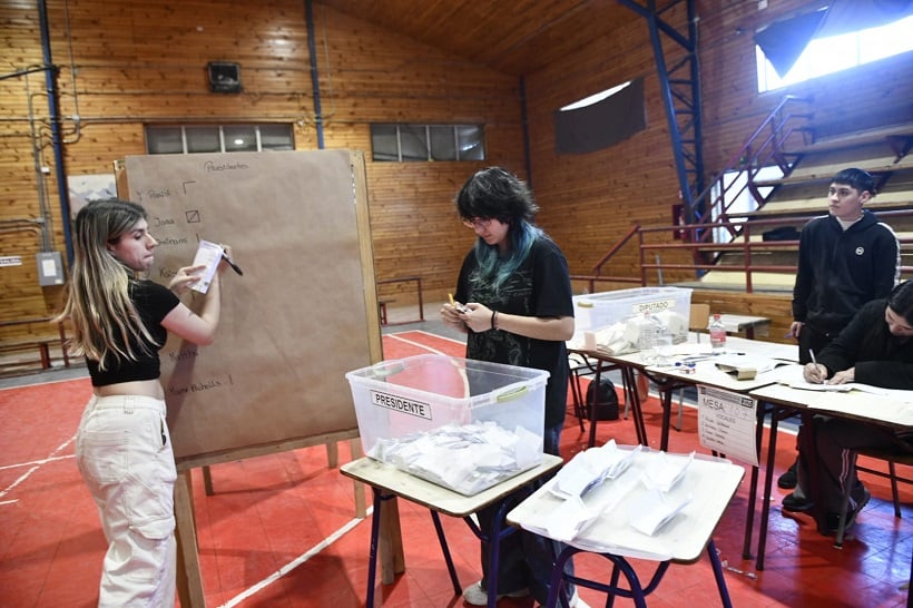 Con 55% de las mesas, así van los candidatos: Kast, Jara, Parisi, Kaiser y Matthei