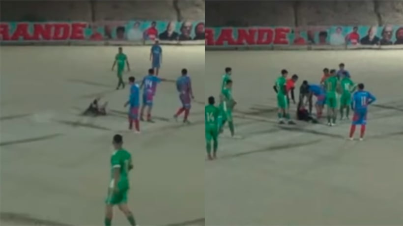 [VIDEO] Nueva agresión a árbitro de fútbol amateur se registró en Quilpué