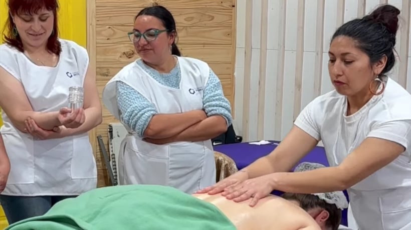 Comienza en Dalcahue curso de Masoterapia Integral para fortalecer oportunidades laborales