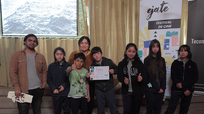 Cinco cortometrajes de cuatro regiones ganaron el IV Festival de Cine Escolar de Calbuco