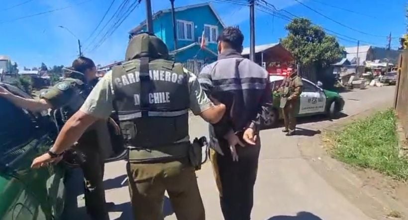 Cinco detenidos en allanamientos por drogas en Temuco y Teodoro Schmidt