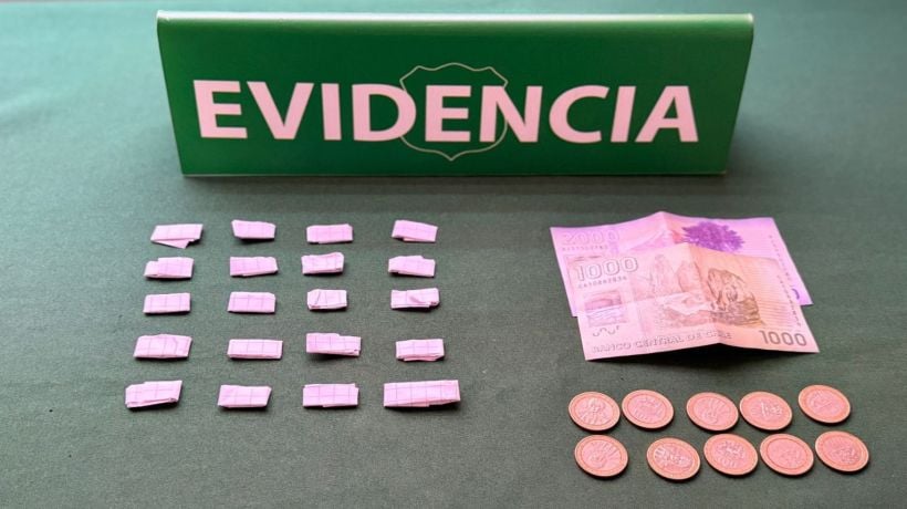 Sorprenden a hombre que comercializaba drogas en Pozo Almonte