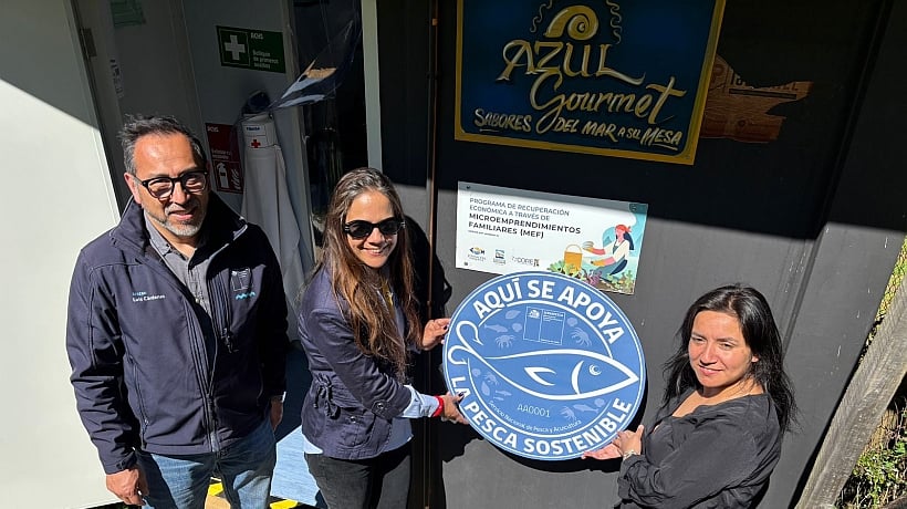 Emprendimiento de caleta Rollizo en Puerto Varas obtuvo el Sello Azul de Sernapesca