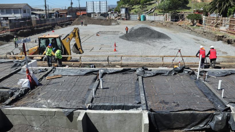 Un 13% de avance presenta construcción de la Cuarta Comisaría de Carabineros de Hualpén