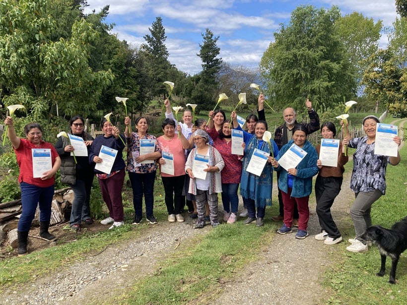 Futrono: mujeres de Isla Huapi aprendieron cómo aprovechar y conservar sus productos locales