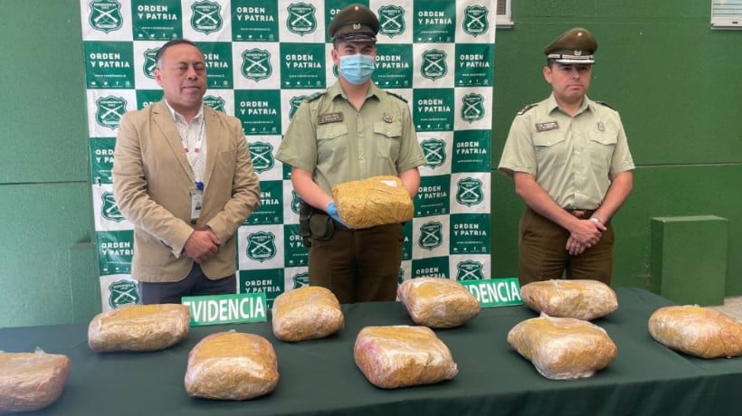 Incautan más de 20 mil dosis de marihuana en control carretero en San Nicolás