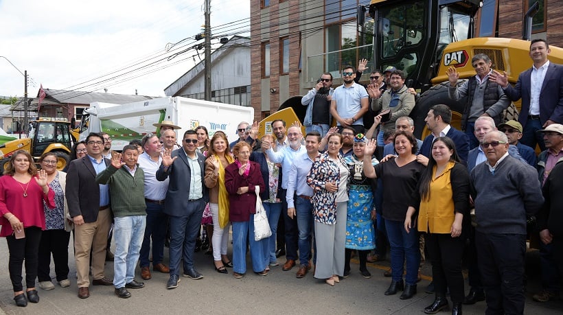 Gobierno de La Araucanía impulsa histórica renovación de maquinaria vial en Gorbea tras 15 años de espera