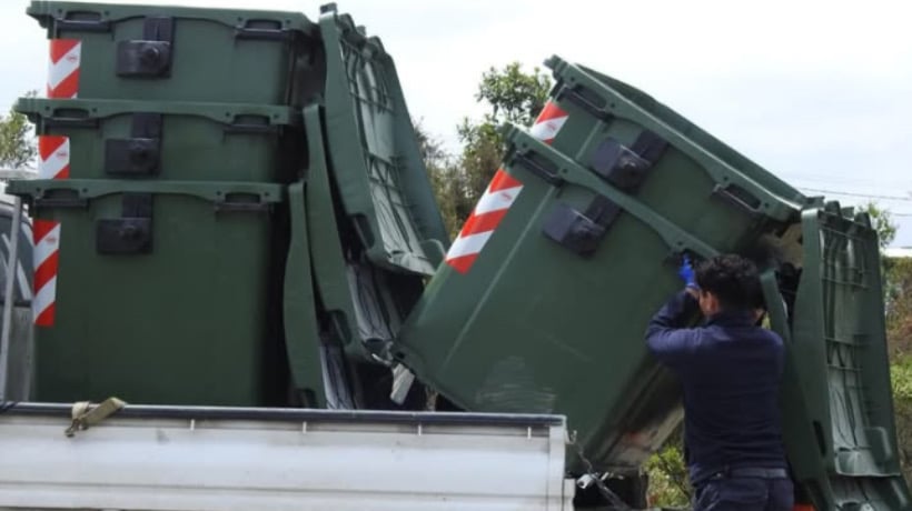 Instalan nuevos contenedores en sectores rurales de Alerce