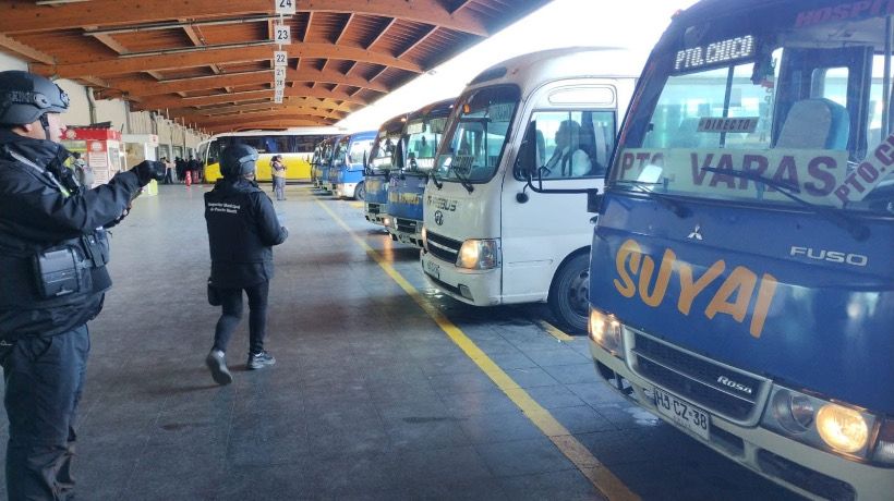 Municipalidad de Puerto Montt implementa plan de tolerancia cero en el Terminal de Buses