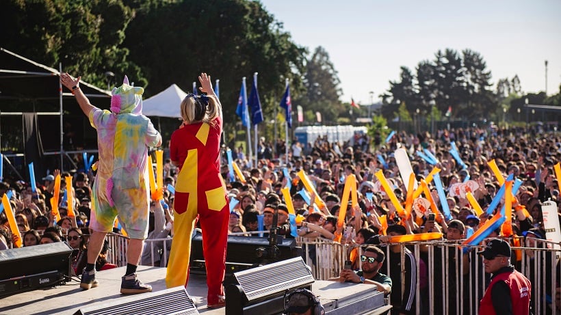 Gira de la Teletón reúne a miles de personas en Temuco y Lautaro