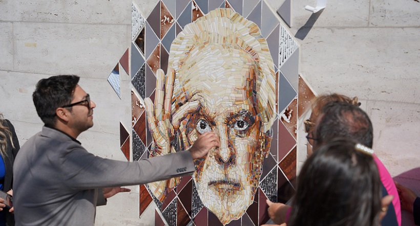 Tocopilla inaugura mosaicos que homenajean en vida a cuatro de sus referentes: Codelco apoyó obras