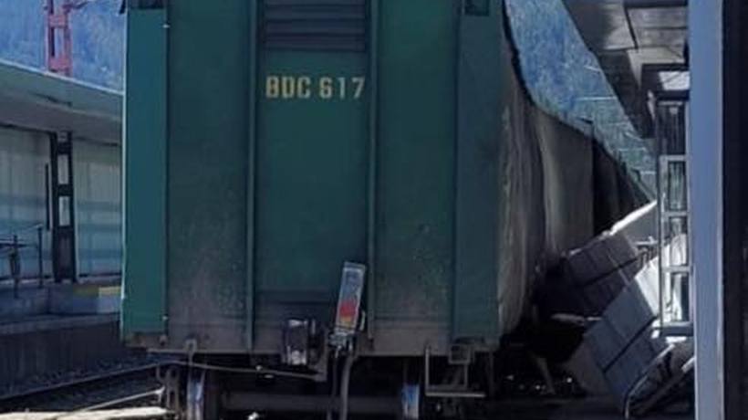 Descarrilamiento de tren de carga obligó a cerrar estación Leonera en Chiguayante