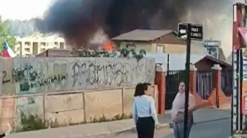 Incendio afectó cinco viviendas en Hijuelas: 20 personas fueron afectadas