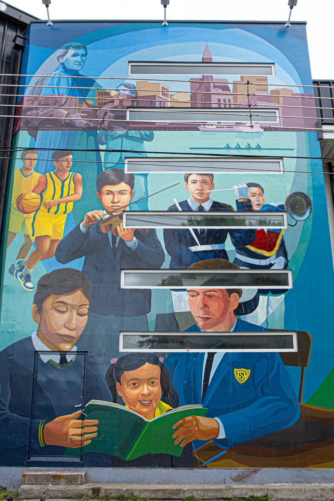 Inaugurarán mural que busca destacar la obra salesiana en Valdivia