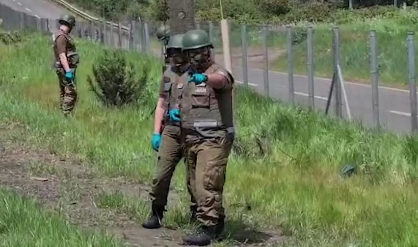 Indagan eventual impacto de proyectil que afectó a conductora cerca de Pidima