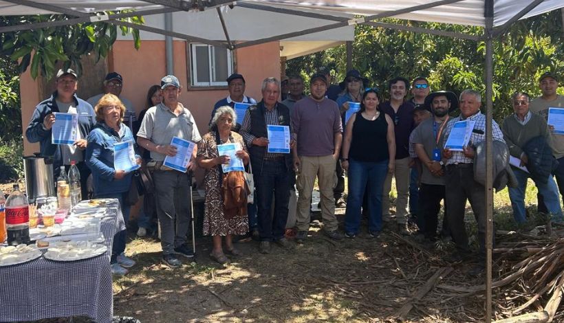Capacitaciones en riego tecnificado fortalecen el capital humano agrícola en Aconcagua