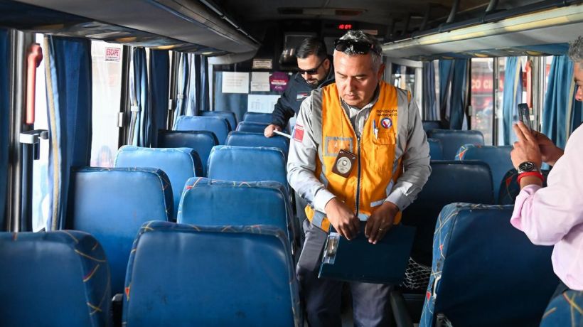 Fiscalizan cumplimiento de frecuencias y salidas del transporte rural entre Alto Biobío y Los Ángeles