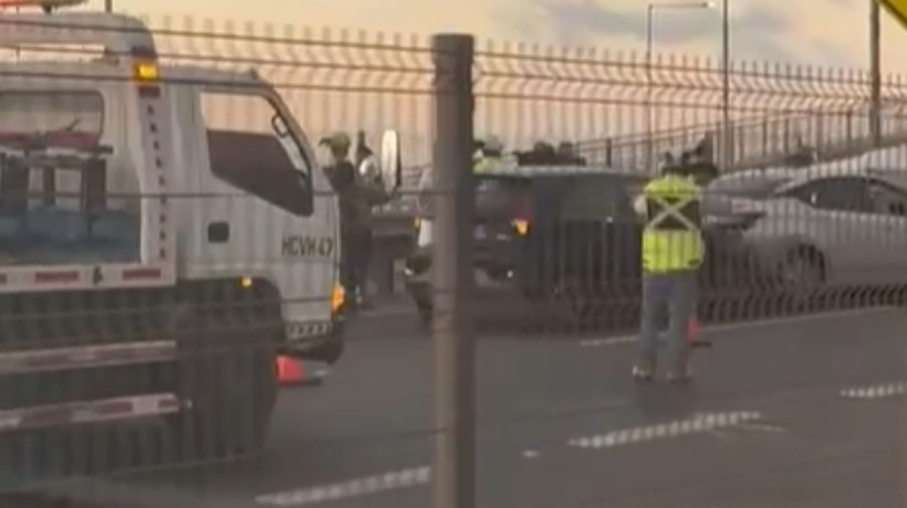 Triple colisión en la Ruta 1 deja un lesionado en sector Aguas Calientes