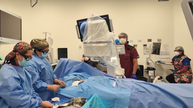 Hospital Biprovincial Quillota Petorca marcó un hito regional con inéditos avances en Radiología Intervencionista
