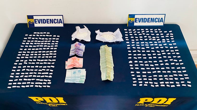 PDI desbarató punto de microtráfico en Quillota