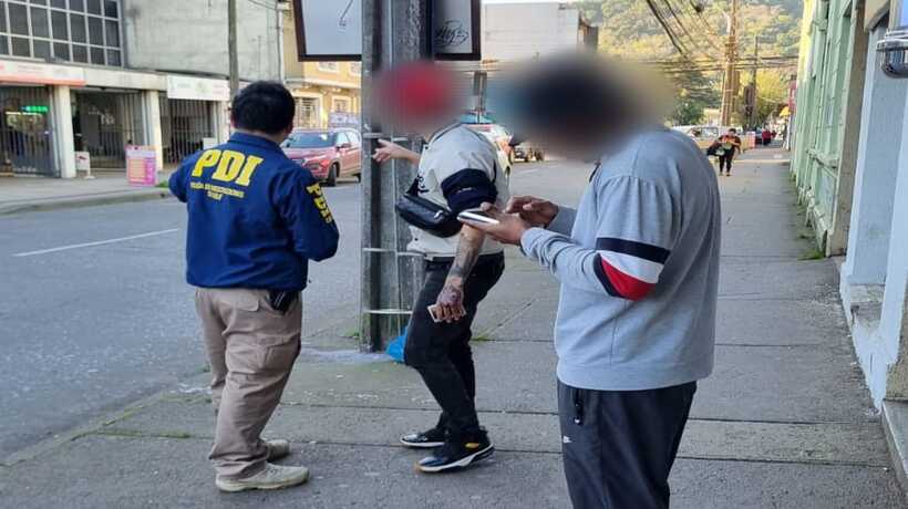 PDI realiza fiscalización de extranjeros dedicados al comercio informal en Temuco