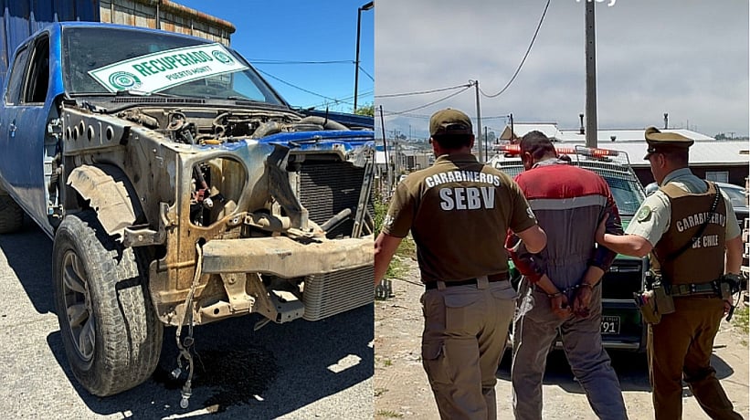 Colombiano fue detenido en Puerto Montt por apropiación indebida de una camioneta