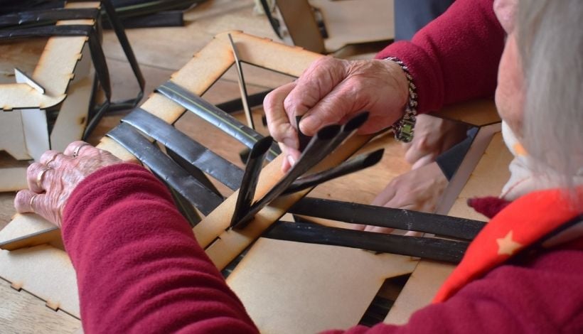 Impulsa innovador prototipo para reciclar cintas de riego en terreno