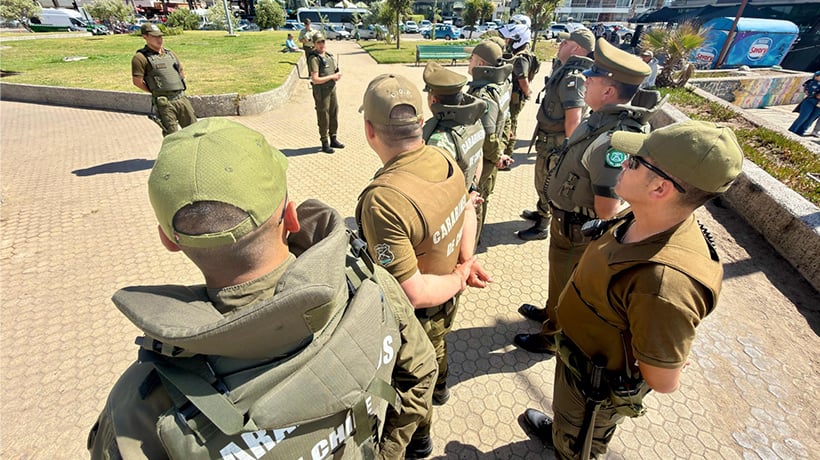 Con siete detenidos finalizó ronda impacto en Viña del Mar