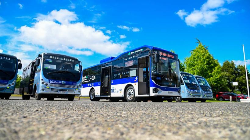 Perímetro de exclusión del Gran Concepción, Santa Juana y Tomé ya cuenta con 79 buses de piso bajo: 17 de ellos son 100% eléctricos