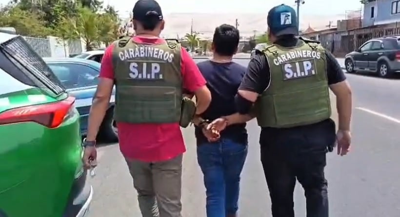 Cayó sujeto prófugo por abuso sexual reiterado: Carabineros lo capturó en sector norte de Arica.