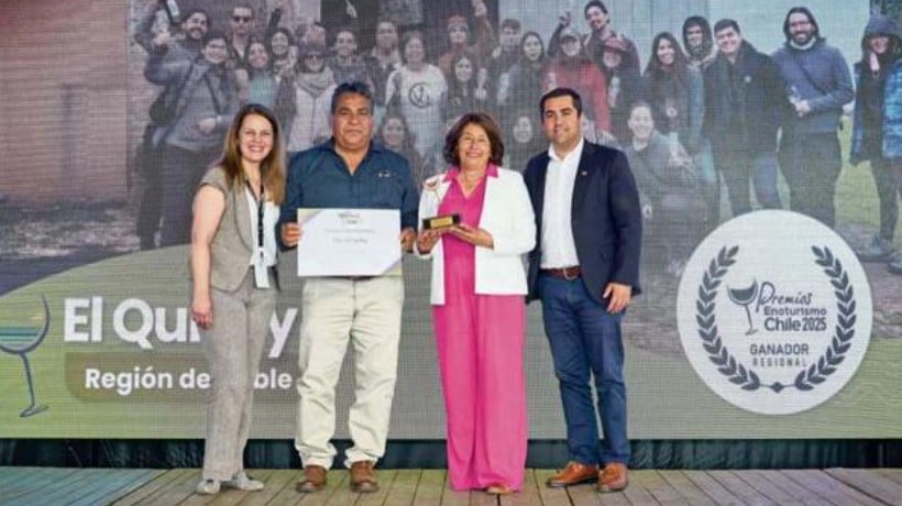 Ñublensinos destacaron en Premios Enoturismo 2025